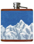 Smathers & Branson Ski Trails Needlepoint Hip Flask