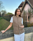 Peshawar Jackets Ladies Nehru – 100% Wool | Handcrafted in Pakistan
