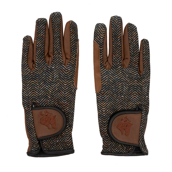 Sixteen Cypress Leather &amp; Jersey Riding Gloves