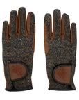 Sixteen Cypress Leather & Jersey Riding Gloves