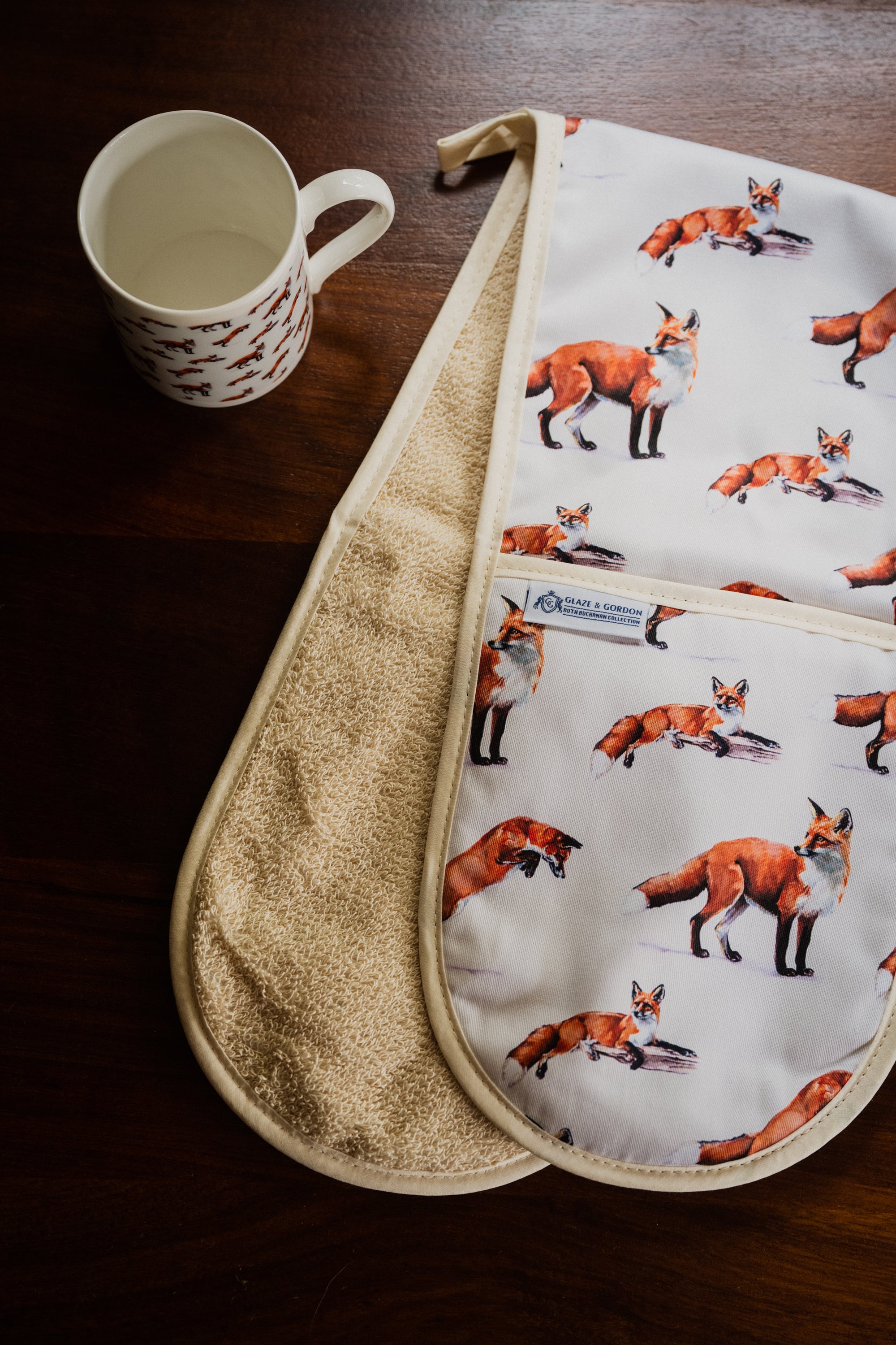 Glaze &amp; Gordon &#39;For Fox Sake&#39; Double Oven Gloves