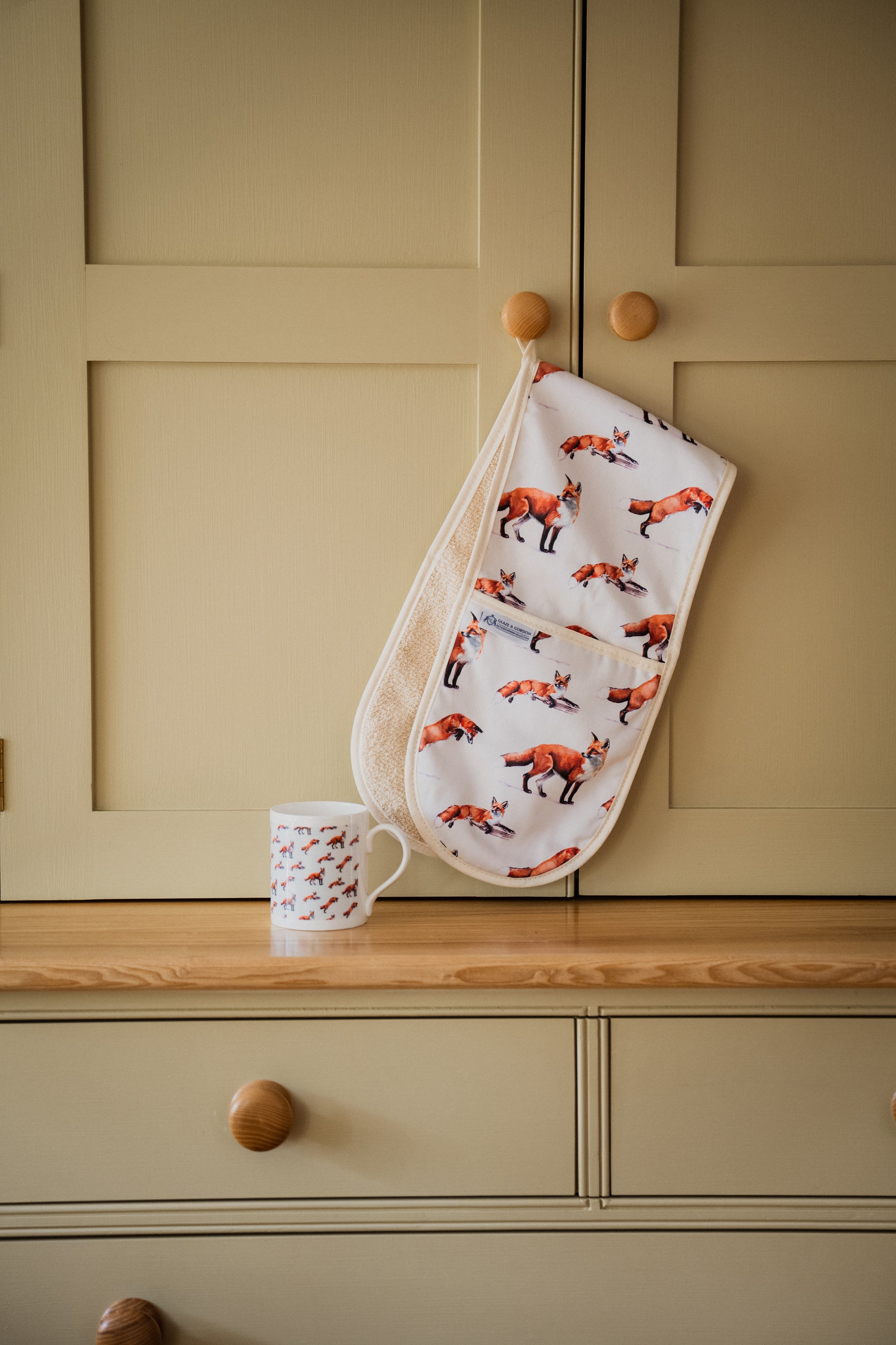 Glaze &amp; Gordon &#39;For Fox Sake&#39; Double Oven Gloves