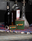 Smathers & Branson Fox Needlepoint Hip Flask