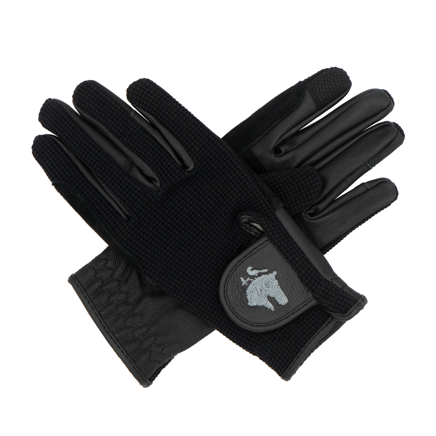 Sixteen Cypress Leather &amp; Mesh Riding Gloves