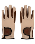 Sixteen Cypress Leather & Mesh Riding Gloves