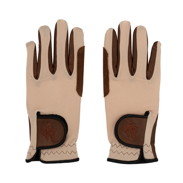 Sixteen Cypress Leather & Mesh Riding Gloves
