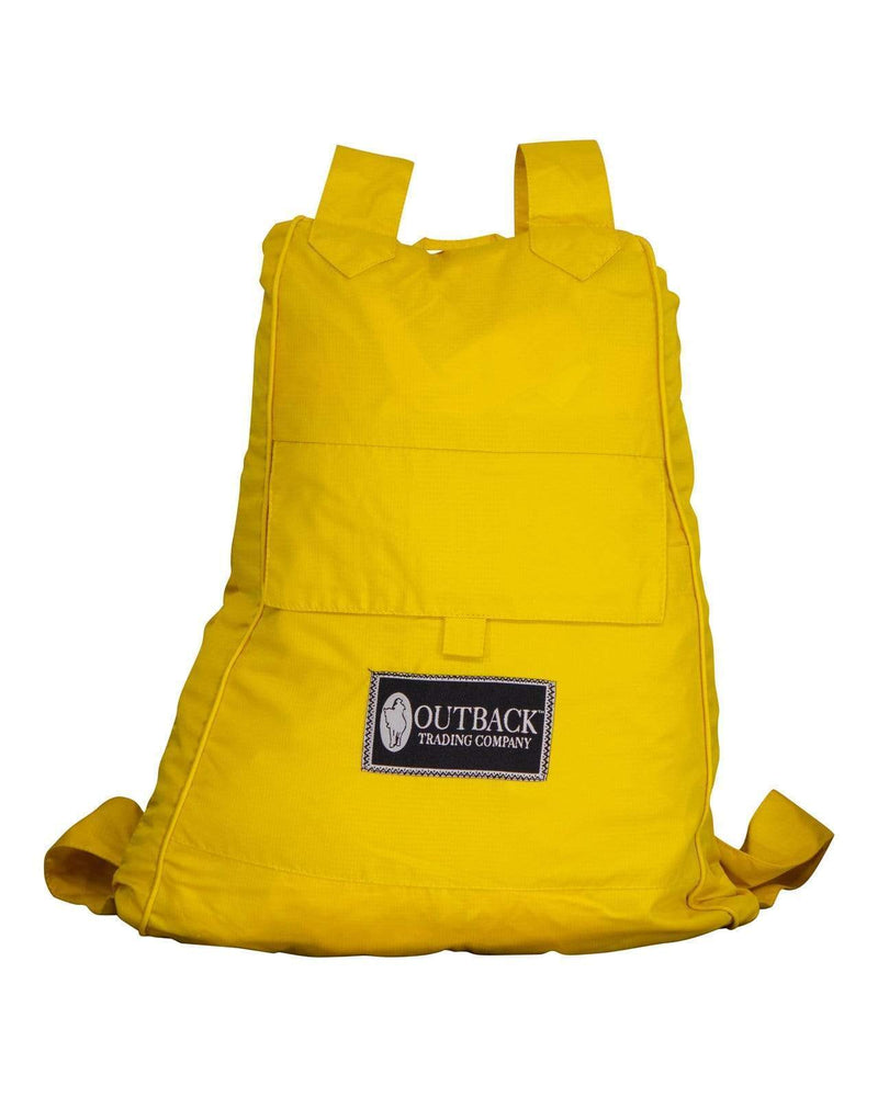 Outback Unisex Pak-A-Roo Unisex Waterproof Parka - Yellow