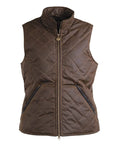 Outback Ladies 'Melbourne' Waterproof Wax Quilted Gilet