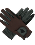 Sixteen Cypress Leather & Mesh Riding Gloves