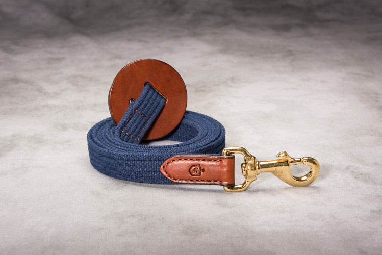 Glaze & Gordon Leather and Cotton Web Lead Rope
