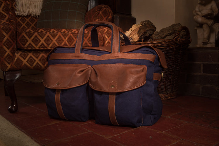 Glaze &amp; Gordon Wooster Canvas &amp; Leather Travel Bag