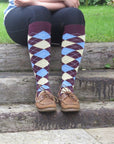 Ginger & Jardine Bamboo Argyle Pattered Socks - Kids