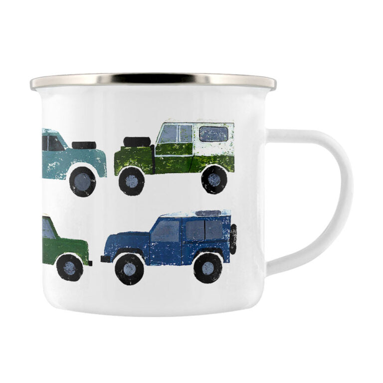 Glaze & Gordon All The Series Land Rover Enamel Mug