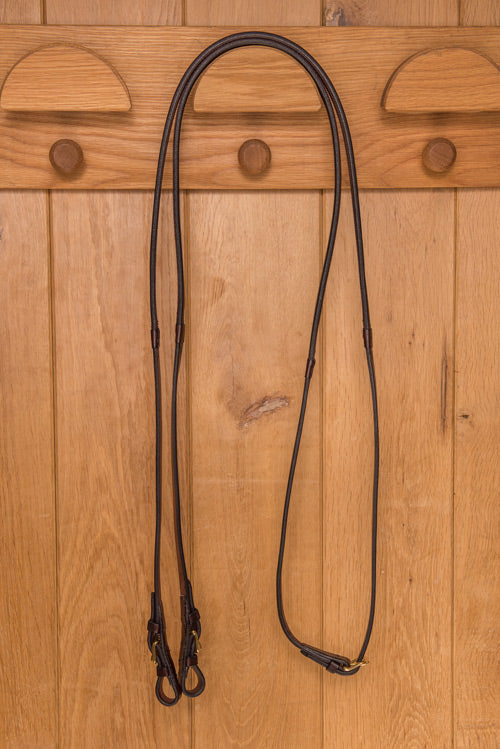 Glaze & Gordon Half Rubber Reins With Buckle Ends