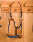 Glaze & Gordon Leather and Cotton Web Headcollar - Handcrafted