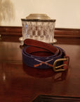 Smathers & Branson Shotgun Needlepoint Belt