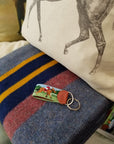 Glaze & Gordon 'The Going Is Good' Horse Racing Needlepoint Key Fob - 10% to Greatwood Charity for Former Racehorses