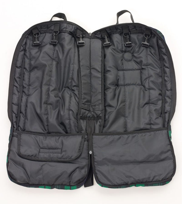 Centaur® Blackwatch Tartan Padded 6-Bridle Bag