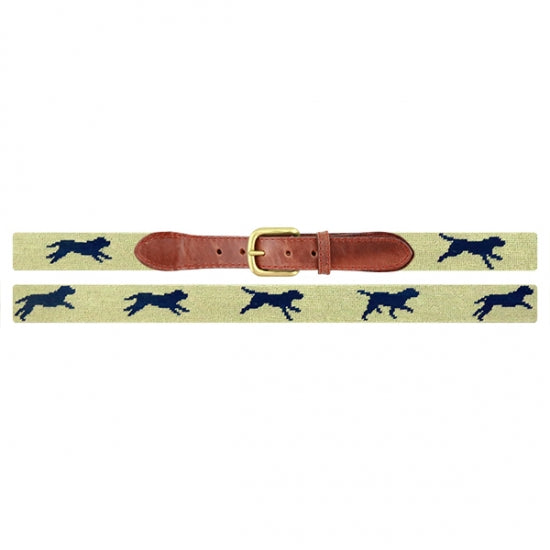 Smathers &amp; Branson Dogs at Play Needlepoint Belt