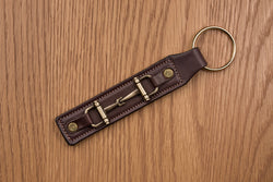 Glaze & Gordon Leather Snaffle Key Ring