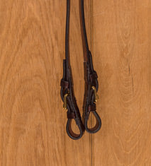 Glaze & Gordon Full Rubber Reins With Buckle Ends