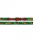 Smathers & Branson Fox and Hound Needlepoint Belt - Seen in The Field Magazine.