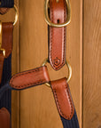 Glaze & Gordon Leather and Cotton Web Headcollar - Handcrafted