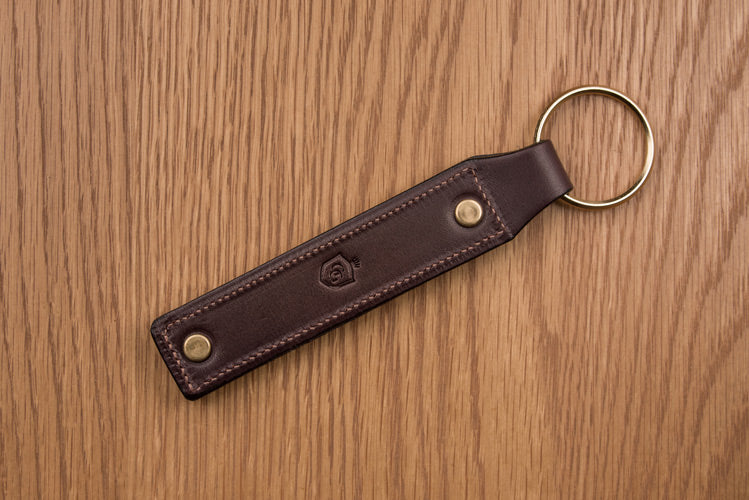 Glaze &amp; Gordon Leather Snaffle Key Ring