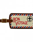 Smathers & Branson Bon Voyage Needlepoint Luggage Tag