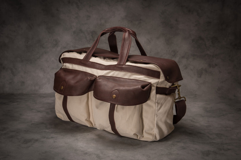 Glaze &amp; Gordon Wooster Canvas &amp; Leather Travel Bag