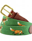 Smathers & Branson Fox and Hound Needlepoint Belt - Seen in The Field Magazine.