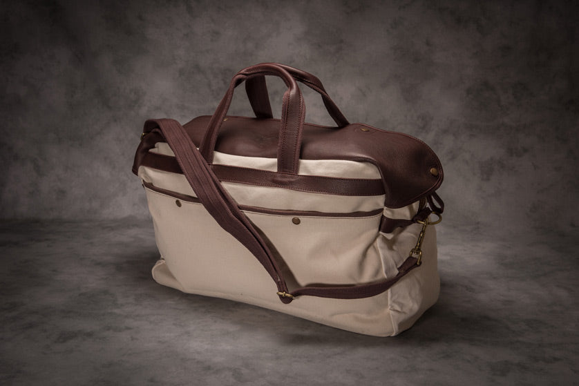 Glaze &amp; Gordon Wooster Canvas &amp; Leather Travel Bag