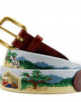 Smathers & Branson Safari Scene Needlepoint Belt