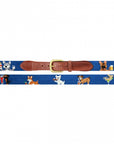 Smathers & Branson Booze Hounds Needlepoint Belt