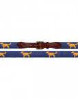 Smathers & Branson Golden Retriever Needlepoint Belt