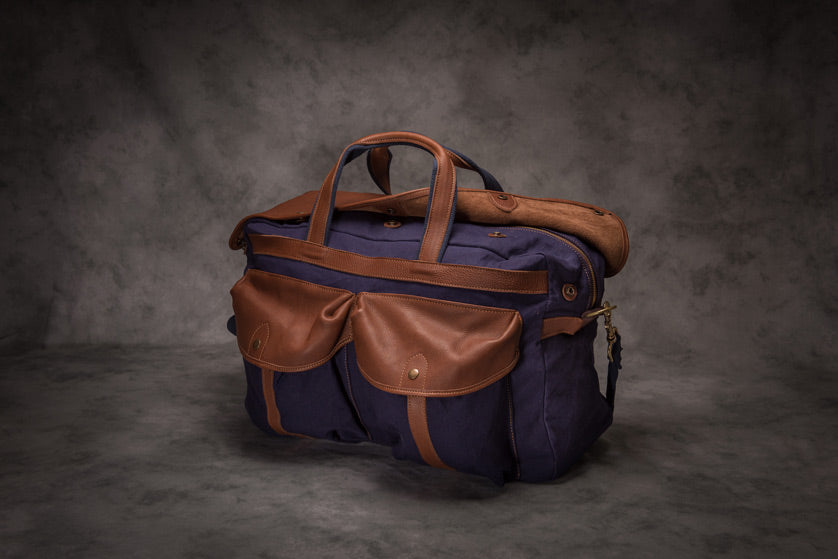 Glaze &amp; Gordon Wooster Canvas &amp; Leather Travel Bag