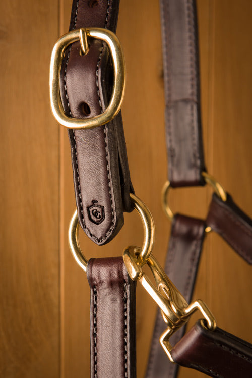 Glaze &amp; Gordon Classic Leather Headcollar - Handcrafted