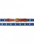 Smathers & Branson Skier Fairisle Needlepoint Belt