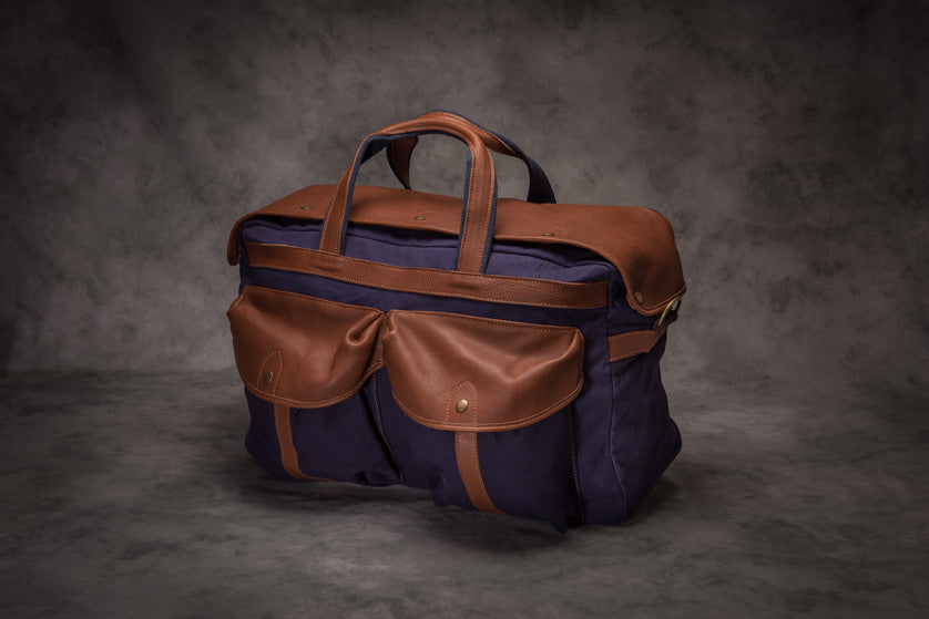 Glaze &amp; Gordon Wooster Canvas &amp; Leather Travel Bag