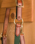 Glaze & Gordon Leather and Cotton Web Headcollar - Handcrafted