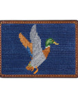 Smathers & Branson Mallard Needlepoint Card Wallet