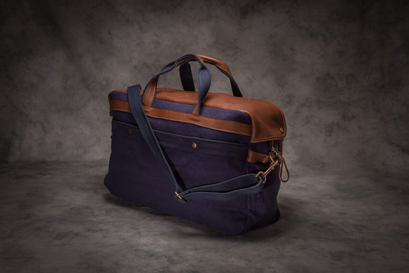 Glaze &amp; Gordon Wooster Canvas &amp; Leather Travel Bag