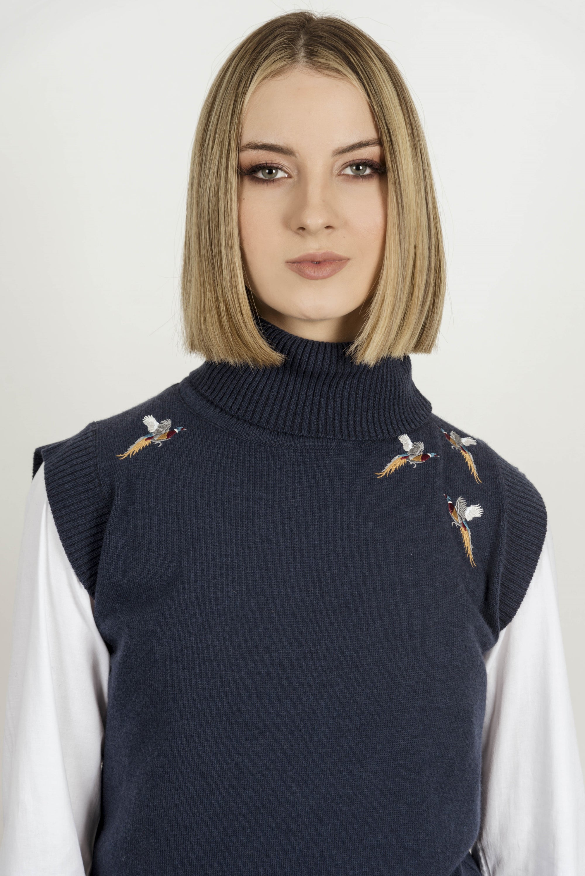 Hartwell Amara Pheasant Sleeveless Jumper