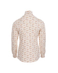 Ginger & Jardine X Glaze & Gordon Ruth Buchanan Collection 'The Hounds' Cosy Stock Shirt