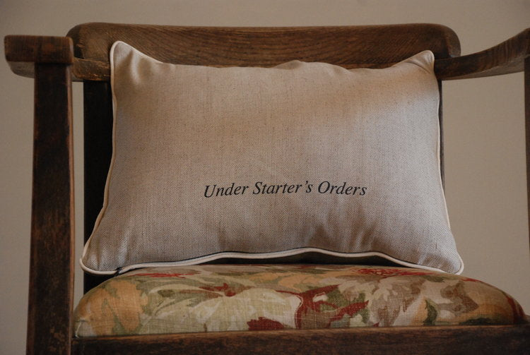 Munnings "Under Starters Orders" Cushion