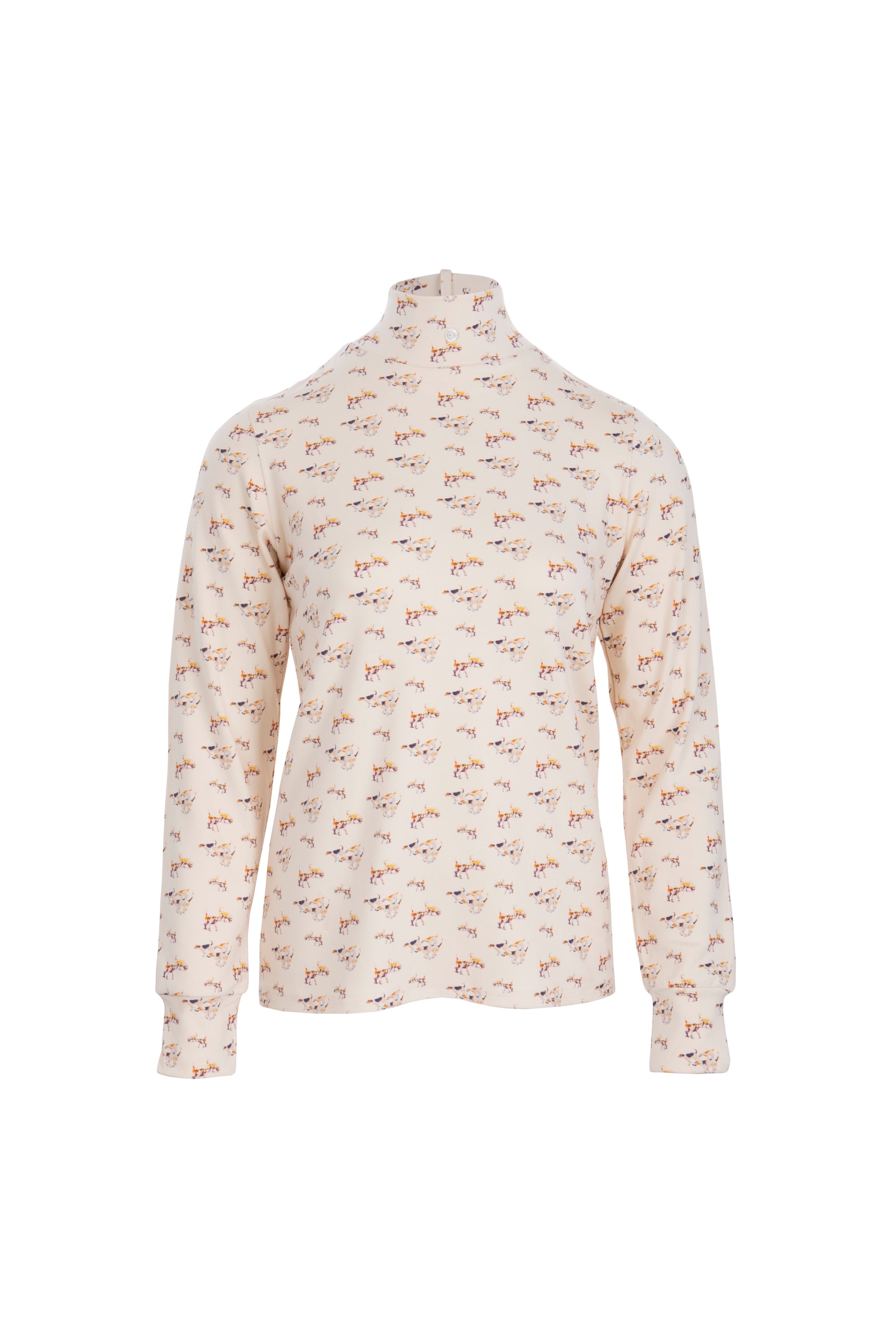 Ginger &amp; Jardine X Glaze &amp; Gordon Ruth Buchanan Collection &#39;The Hounds&#39; Cosy Stock Shirt