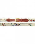 Smathers & Branson Gone Fishing Needlepoint Belt (Khaki)