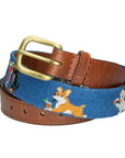 Smathers & Branson Booze Hounds Needlepoint Belt