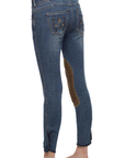 Goode Rider Kids Girls Horsebit Denim Breeches