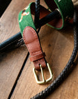 Smathers & Branson Fox and Hound Needlepoint Belt - Seen in The Field Magazine.